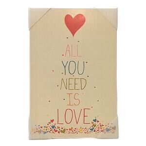 ‘All you need is Love’ Rectangle Art Print Frame